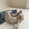 Casual and fashionable foreign style pendant 2025 summer new fabric texture foreign style simple tote shoulder messenger bag
