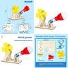 Wooden Handmade Assembled Wind Power Experimental Set Children Puzzle Toys For Kids Educational Physics