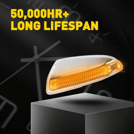 Left Side Mirror Turn Signal Yellow Light For Mercedes W204 C250 C300 C350 C63 K