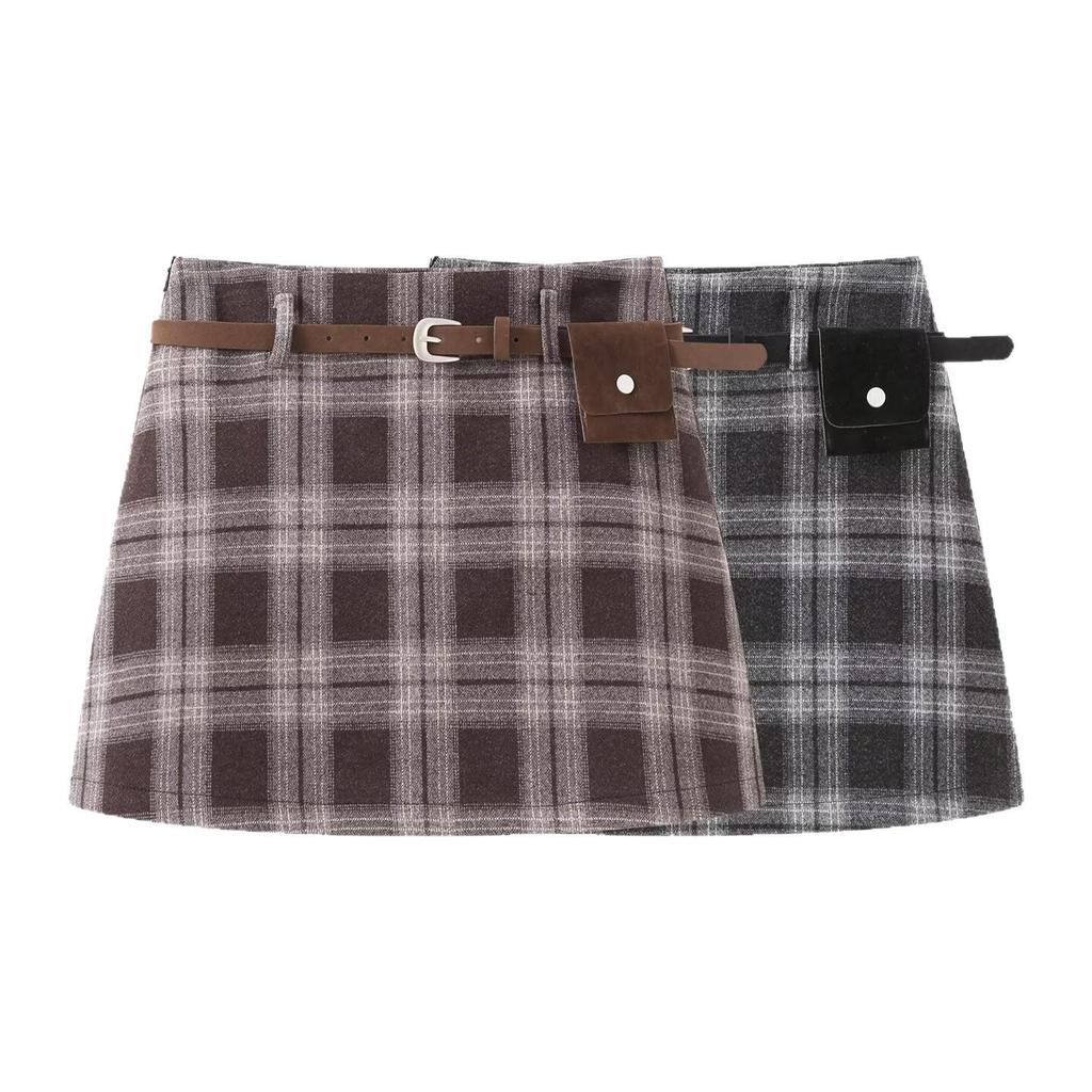 2025 A/W European & American High-Waist Fashion Casual Skirt Y75811