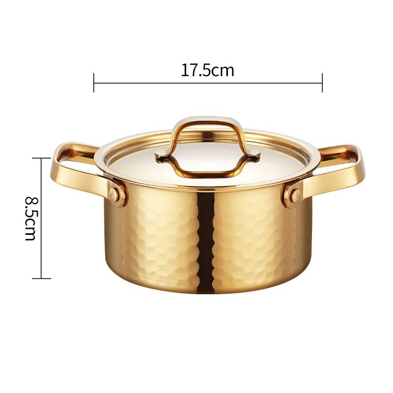 304 Stainless Steel Single Person Hot Pot Hotel Club Thickened Stainless Steel Hot Pot Commercial Family One Pot Per Person