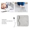 Electric Heated Foot Warmer Auto Shut Off Plug in Portable Washable Heating Pad for Men Women US Plug 110V