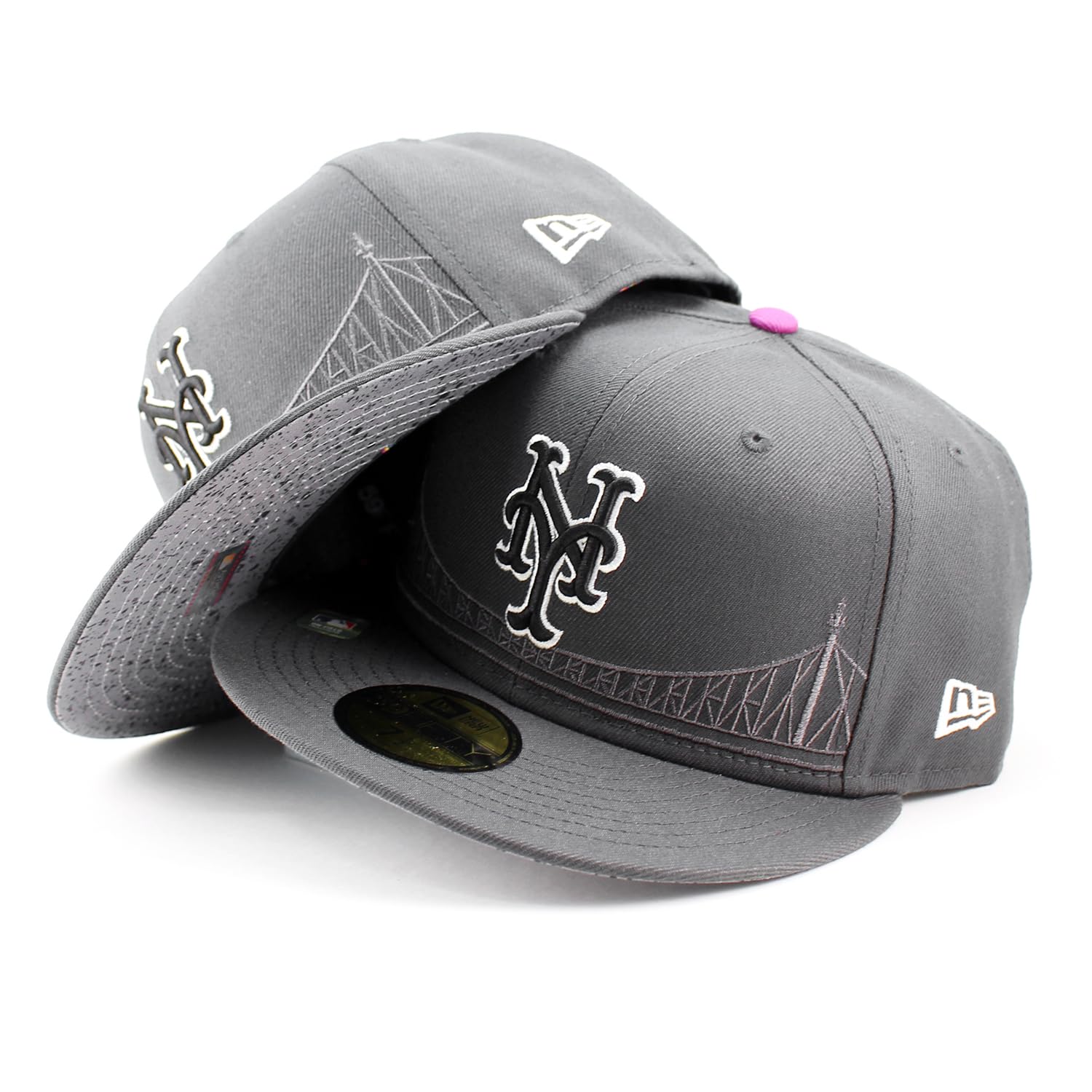 

New Era City Connect Cap 59FIFTY New York Mets MLB CITY CONNECT CAP NY NEW YORK METS Hat 5950 Sz 7-3/8 [Used]