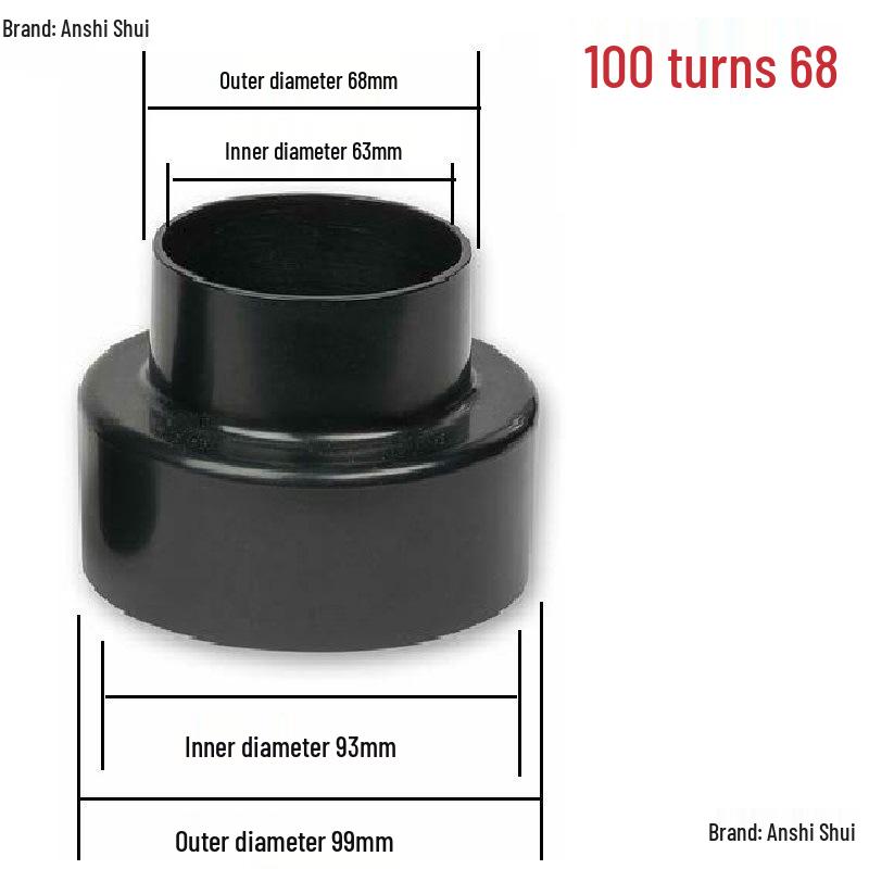 Industrial Vacuum Cleaner Accessories: Dust Collector Adapter, Belt Sander Dust Collector, Three-way Pipe Damper, Valve Crusher