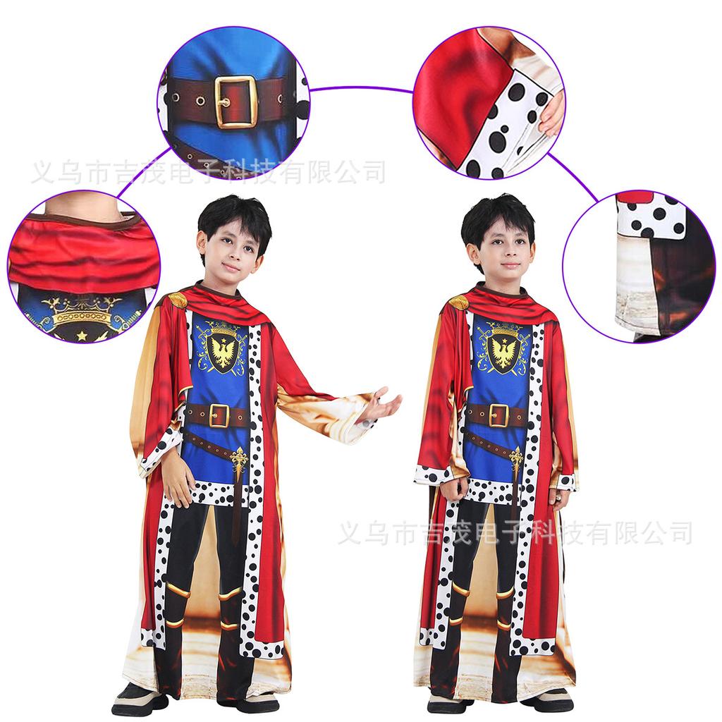 Hot sale cos children's costumes, Halloween Christmas carnival party cute boy performance costumes