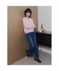 8SECONDS V-Neck Long Sleeve Pullover Light Pink