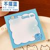 Fruit Gradient Sticky Notes for Students - Cute Hand Account Stickers, Removable Memo Pads, High-Value Reusable Note Pads