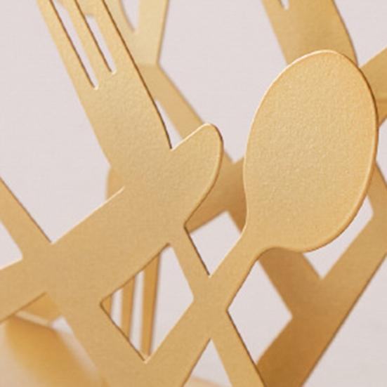 Moderne stående serviet holder til bord Metal serviet dispenser med bestik/vinglas design til køkken Spisestue Restaurant