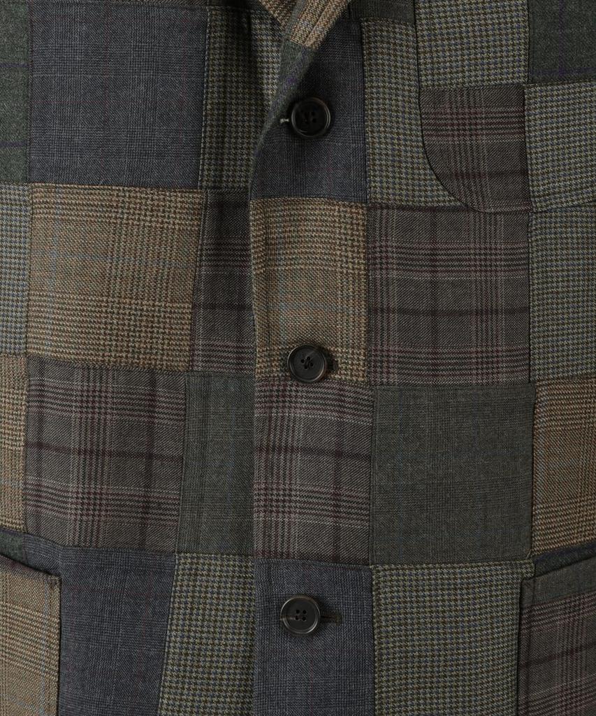 Brooks Brothers Wool Patchwork Jacket (Multi) (Bbjsmmf405)