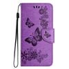 For Samsung Galaxy A55 5G Case Butterflies Flower Leather Wallet Flip Phone Cover