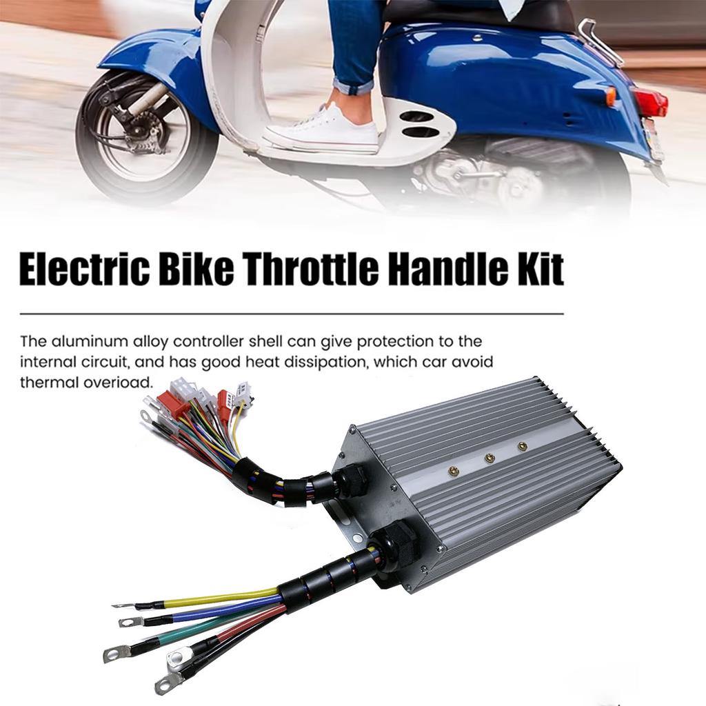 36V 48V 52V 60V 72V 2000W 3000W 5000W 80A E-Fahrrad Controller Bürstenloser Motor Dreirad Controller Für E-Roller Motorrad
