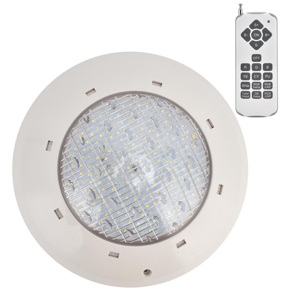 IP68 Wasserdichte LED Schwimmbadleuchte Bunte RGB Wandmontierte Unterwasserleuchte mit Fernbedienung