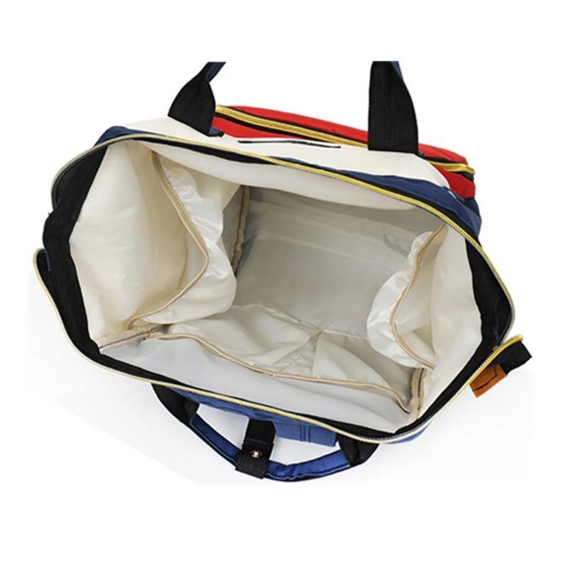 Torba Mommy: Prosta, stylowa, lekka torba dla mamy z podwójnym ramieniem: Wielofunkcyjny, wychodzący plecak dla matki i dziecka o dużej pojemności