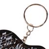 Schlüsselanhänger-Anhänger, Mini-E-Piano-Form, 8 Tasten, leichte Musik, Cartoon-Paar-Anhänger, exquisiter Schlüsselanhänger, lustiges Geburtstagsgeschenk