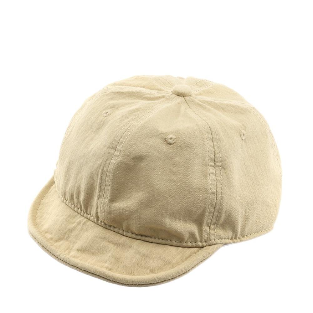 Sunscreen Short Brim Baseball Cap Japanese Style Peaked Cap Casual Sun Hat  Girl