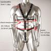 1pc Men's Leather Underwear Full Body Harness, Men's Thongs and Leather Tops, Mens Harnesses