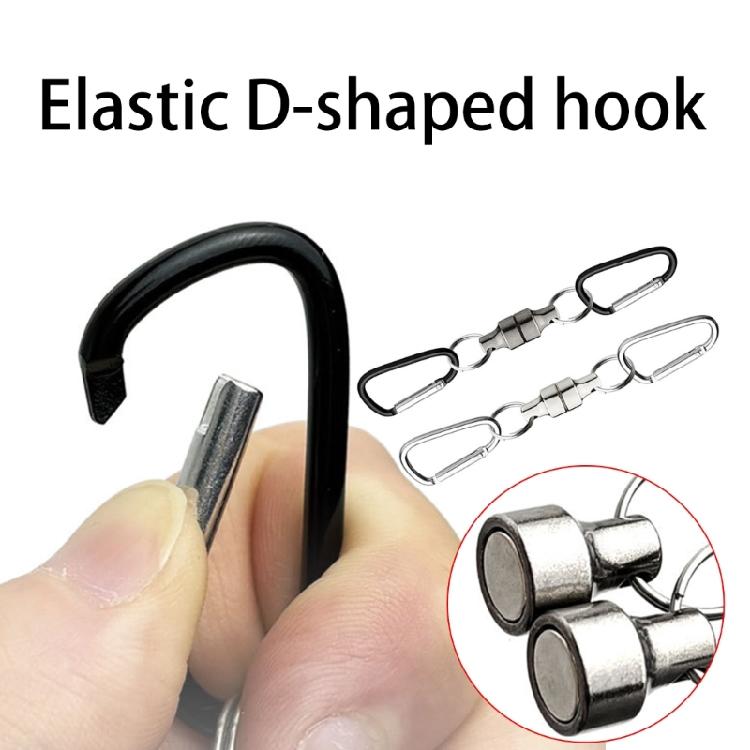 Fishing Tool Hook Magnet Buckle Fly Fishing Magnetic Net Release Hanging Holder Fishing Clip Carabiners Magnet Buckle