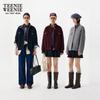 Teenie Weenie Women's Retro Stand-Collar Sweater Coat