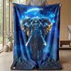 Mechanical Elephants and Butterflies Theme blanket Lightweight Warm Flannel Blanket Decorative Throw Blanket for Home Decoration
