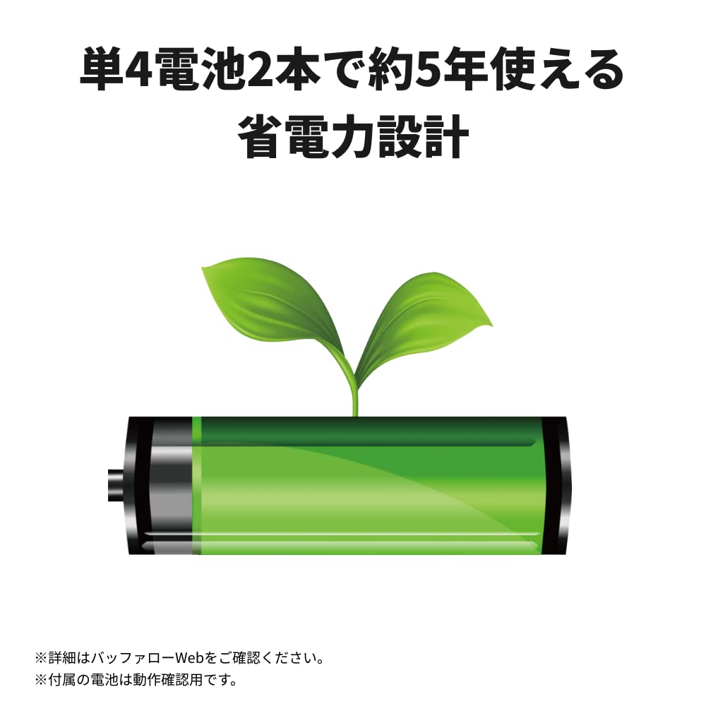 Buffalo 2.4GHz Wireless Compact Keyboard, Compatible with PCWindowsMac, for Remote Work and Home Use, Black, BSKBW335BK