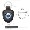 Car smart key case cover key wallet keychain shield shape Pendant ring for Lancia ypsilon delta musa nera thema STRATOS Y Phedra