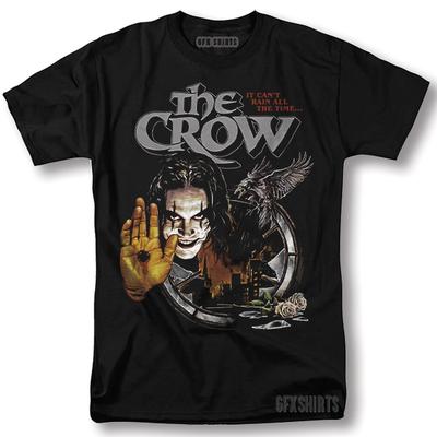 The Crow Shirt Movie Classic Retro Vintage Graphic Design T-Shirt