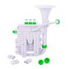 NUVO Plastic Wind Instrument jHorn N610JHWGN with a dedicated Bb/C White/Green [Comes semi-hard case] [ ]