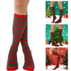 Gestreifte Kniestrumpfe Gestreifte Schlauchstrumpfe Strumpfe Lange Stiefelsocken für den täglichen Gebrauch, Halloween Cosplay Party Kostüm