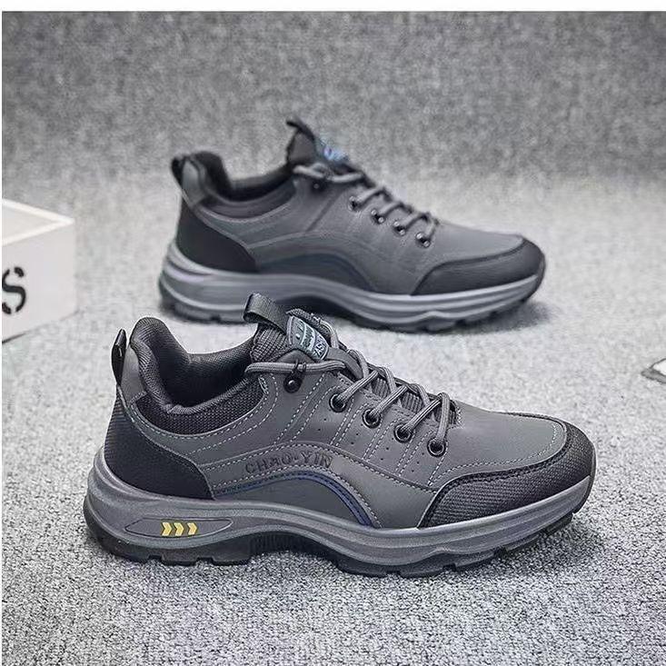 Autumn outdoor casual shoes lightweight hiking shoes comfortable soft sole low top sports shoes versatile men's shoes