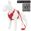 Dog Harness Leash Set For Small Medium Dogs Cat Hiking Adjustable Puppy Leash Reflective Harness Vest Chihuahua Pug Pet Supplies