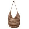 Hollow Woven Bag Fashion Leisure Niche Trend Large Capacity Shoulder Straw Bag Travel Beach Armpit Bag