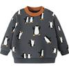 Minibala Kids' Fleece-Lined Long Sleeve Sweatshirt
