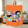 Kpop Demon Hunters Music Show Cartoon Anime Blanket Ultra Soft Throw Blanket For Bedroom Sofa Bed Party Decor New Year Gift