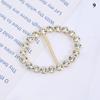 1Pcs Pearl Rhinestone Clothing Corner Knot Buckle Waist Buckle Silk Scarf Clothes T-Shirt Shirt Hem Buckle Luxury Decorative