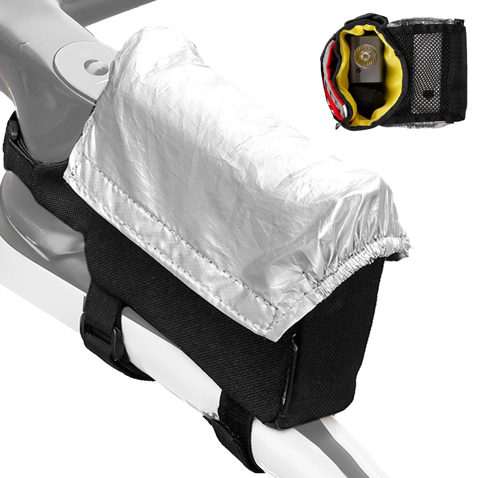 Bike Frame Bag Waterproof Storage Pouch Bicycle Front Frame Bag for Men Women Travel Hiking Mountain Road Commuting Outdoor CN