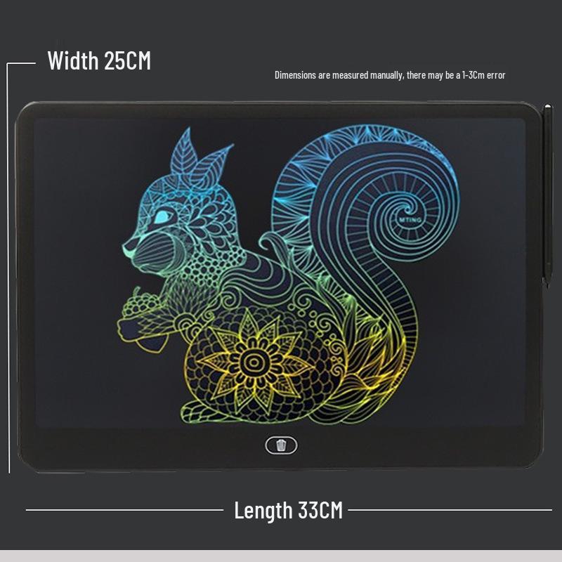 16" Kids' LCD Drawing & Writing Board with One-Key Erase - Eye-Friendly, Large Doodle Pad