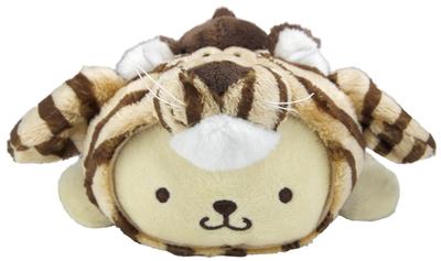 NICI X Sanrio Characters Figure Pouch Pompompurin X Tiger