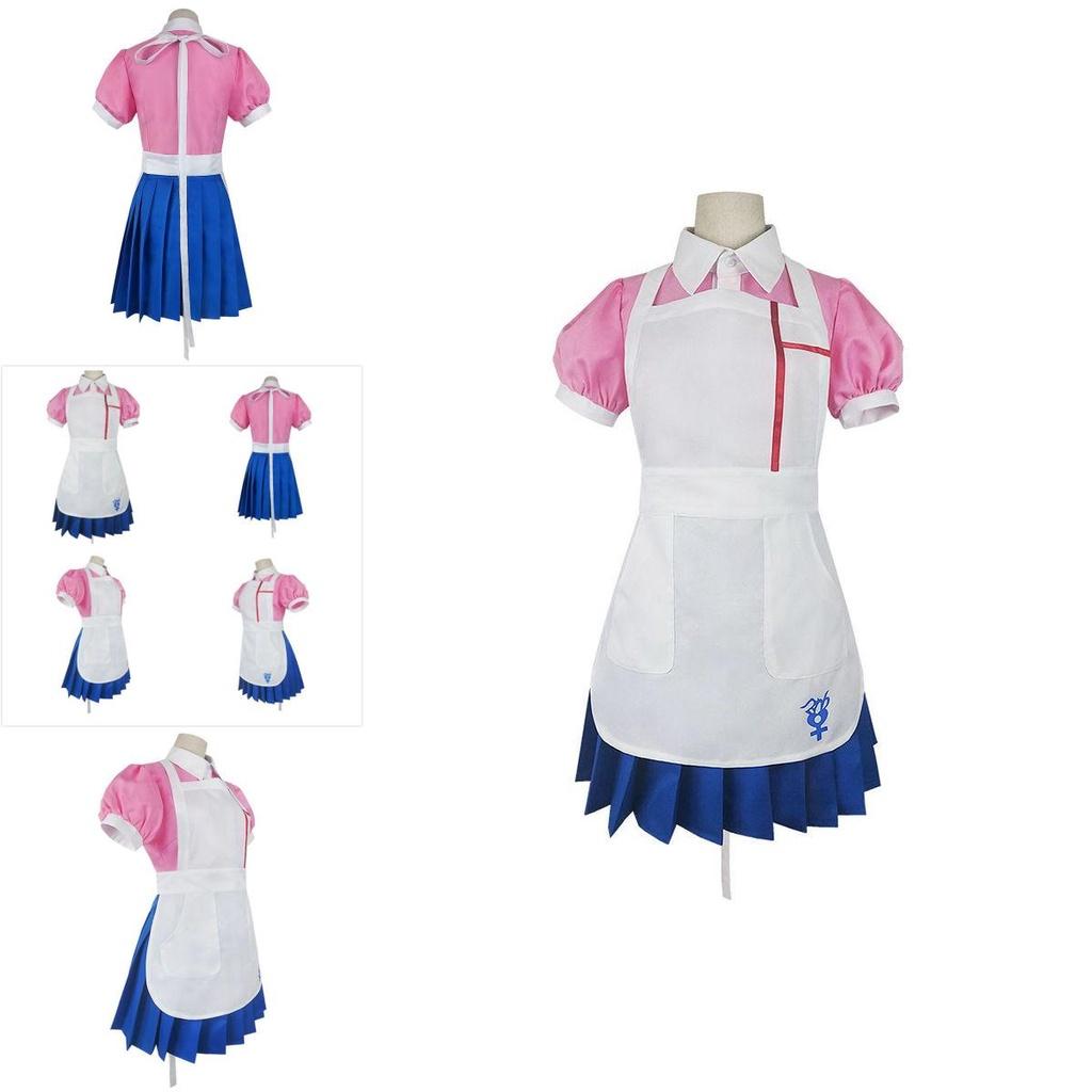 Anime Danganronpa Mikan Tsumiki Halloween Party Costume Suit