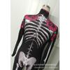 Halloween Skull Costume Zombie Jumpsuit Uniform, Undead Bar, Halloween Skull Zombie Costume