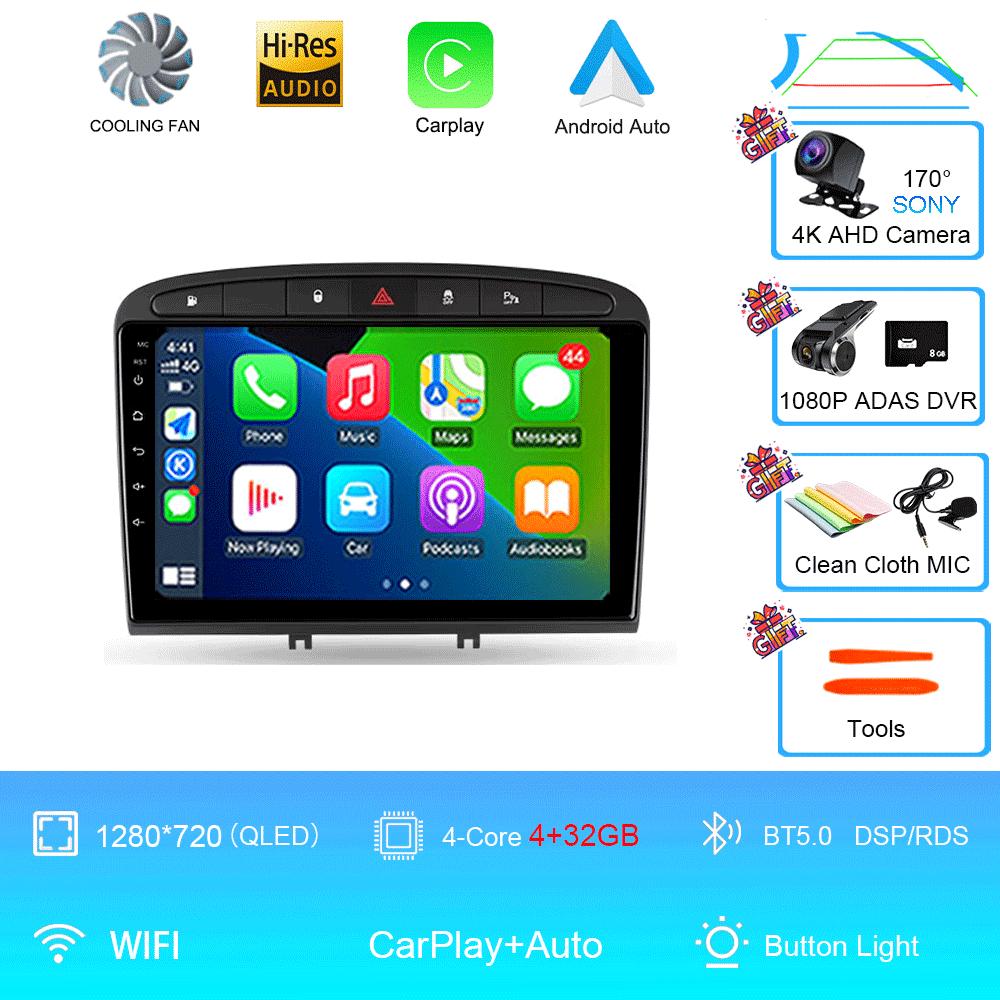 Car Radio Android 14 For Peugeot 408 for Peugeot 308 308SW Navigation Multimedia Video Player GPS RDS DSP WIFI NO 2Din 2 Din DVD