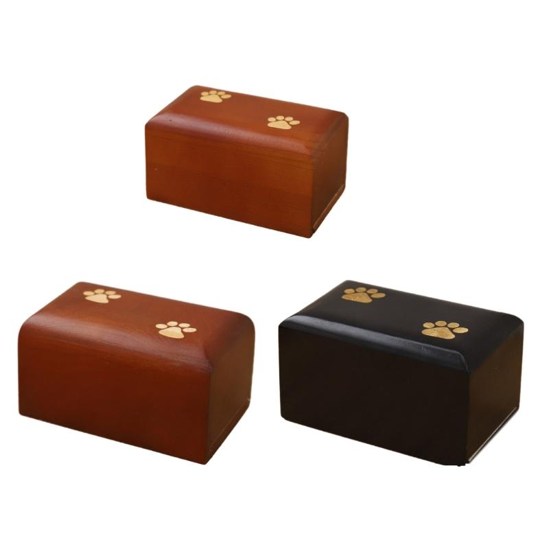 Dog Funeral Cremation Wood Urns for Ashes Pet Wood Memorial Urns Gifts Commemorate Love Funeral Cremation