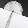[TL]180 Degree Protractor Metal Ruler Angle Meter Stainless Steel Angle Ruler Angle Gauge Angle Finder Goniometer Angle Conveyor