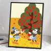 5D Diy Diamond Painting Minnie Mickey Is Picking Apples Full Drill Rhinestones Mosaic Embroidery Handmade Products Home Decor Gift