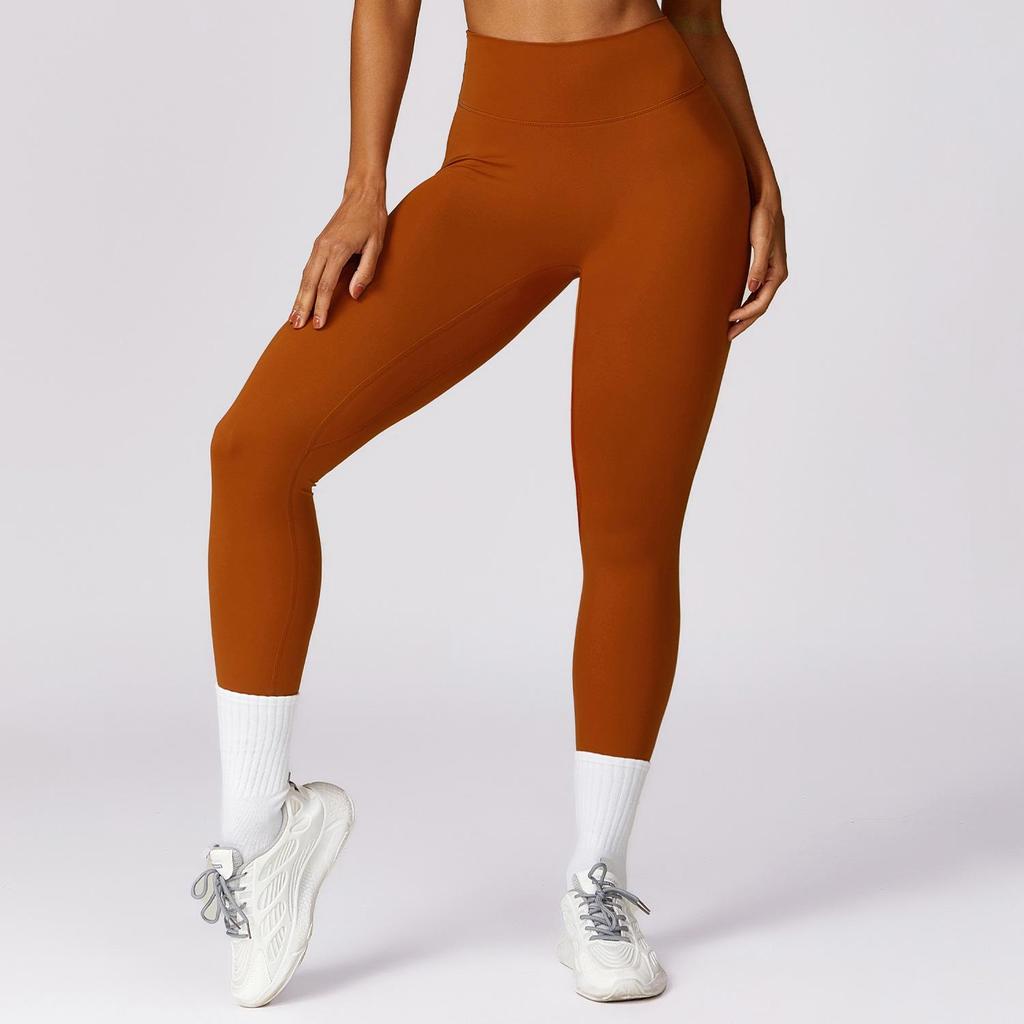Pantaloni da Yoga a Vita Alta Asciugatura Rapida - Leggings Sportivi e da Corsa Spazzolati