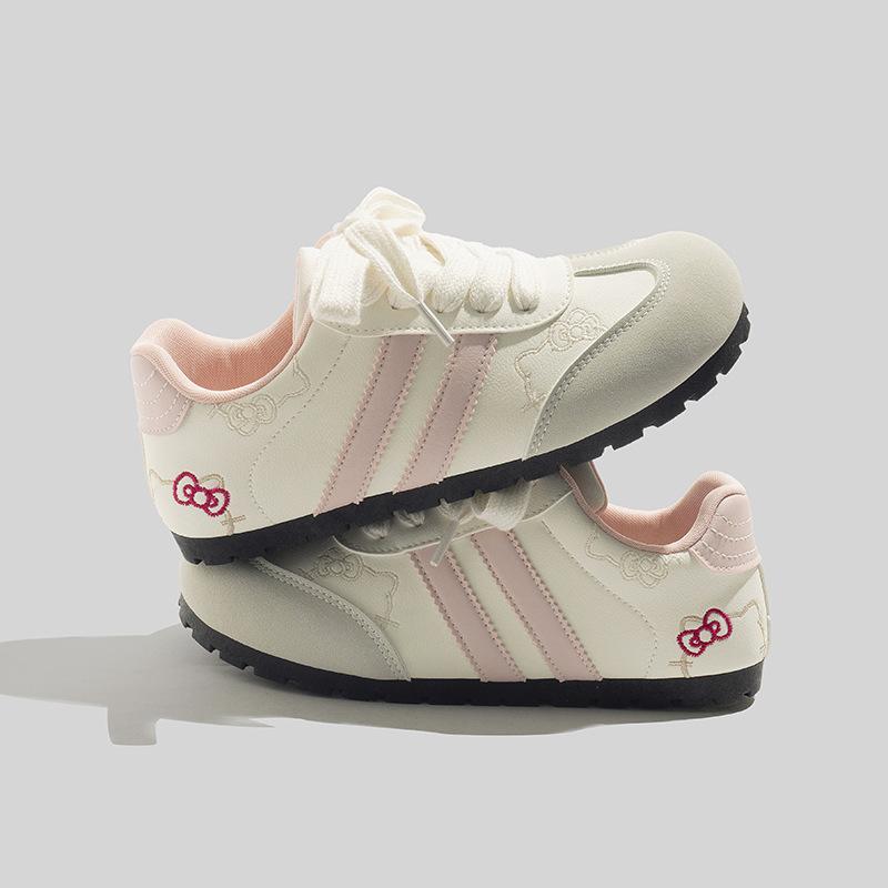 Belle Thin Baseplate Shoes Flat-soled German Training Shoes Lightweight Soft Sole Round Head Casual Shoes