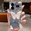 For Realme GT5 GT 5 240w Case Luxury Fashion Butterfly Flowers Clear Soft Silicone TPU Transparent Phone Case Back Cover Capas