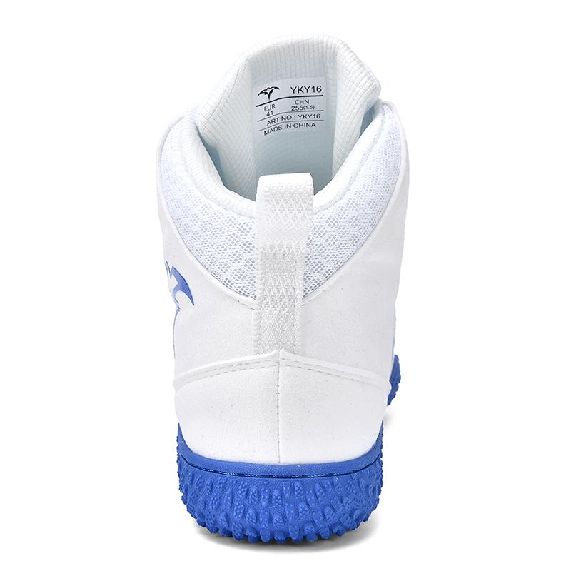 Professional Lightweight Wrestling Shoes Men's Large Size Black White Gym Training Sneakers Outdoor Sports