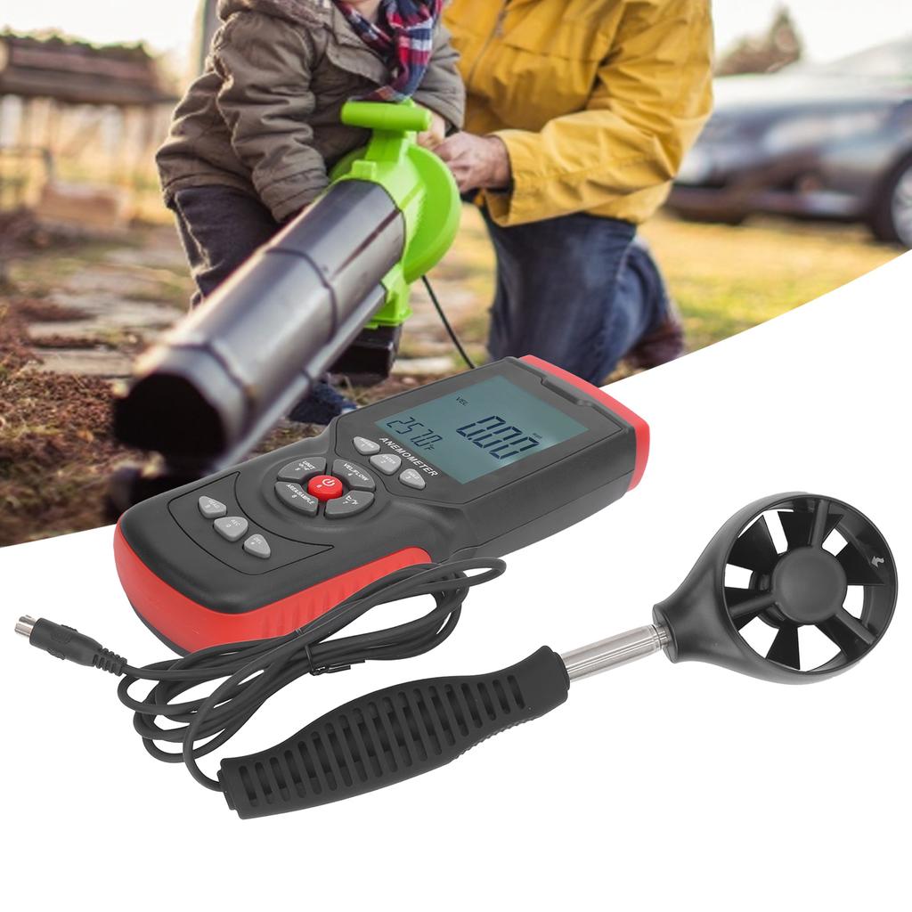 Anemometer Digital Anemometer GT8913 Anemometer Industrial Digital Wind Speed Temperature Humidity Meter Tester Wind Speed Meter