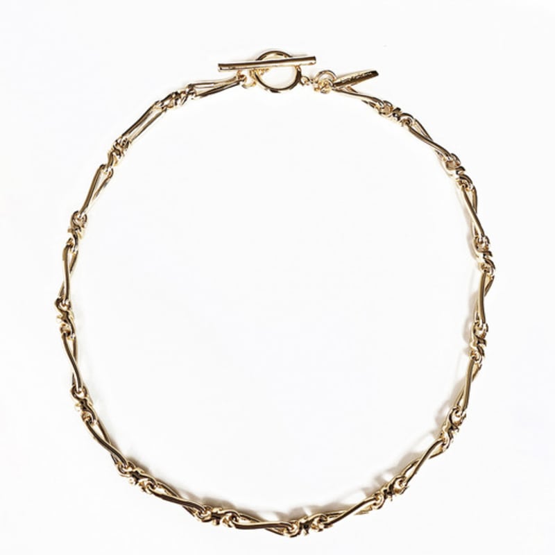 

Eliz by Lizgallery Twist Bold Chain Necklace Yellow Gold