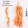 Artificial Vegetable String Hanging Wall Decor - Faux Chili Corn Pepper Fake Fruit Garland Ornament for Home Kitchen Party Decorations